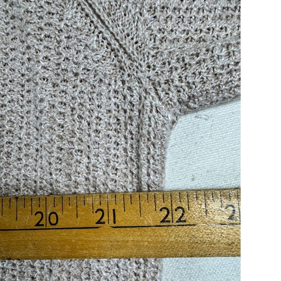 Old Navy Maternity Sweater Beige Knit Tunic Long Sleeve Large L Oversized - Picture 5 of 7